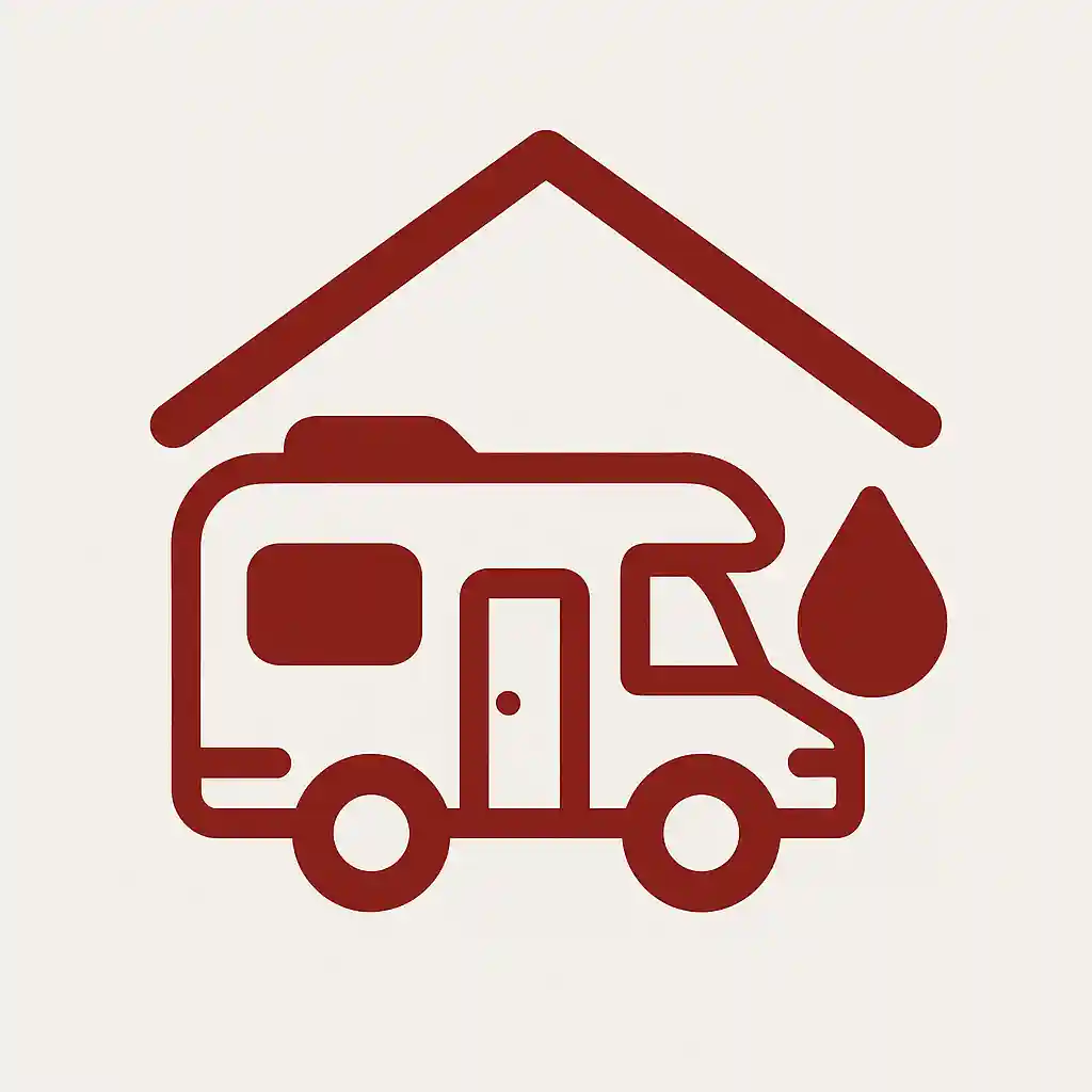 RV camper roof leak repair sealing service Guntersville Alabama